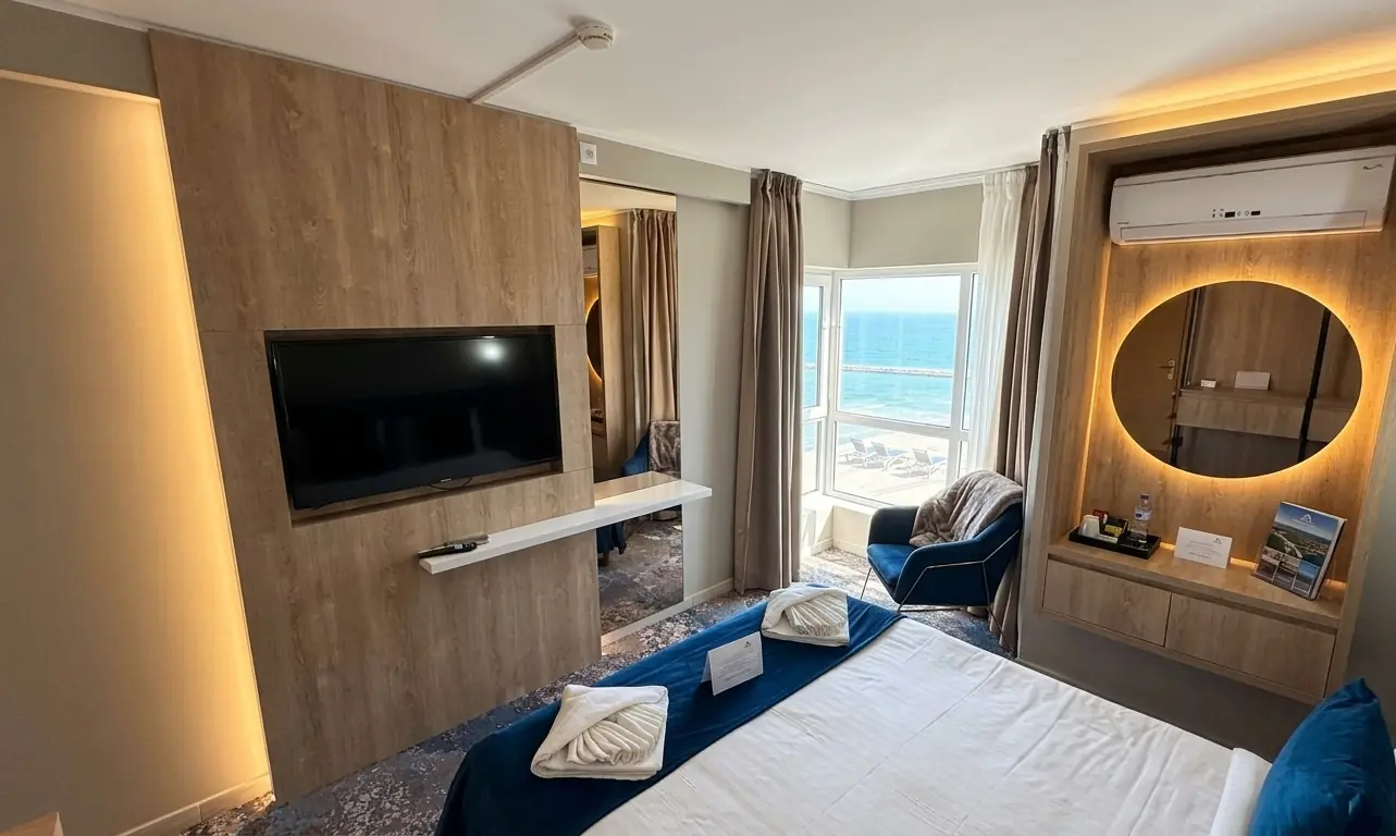 Sea-view hotel room